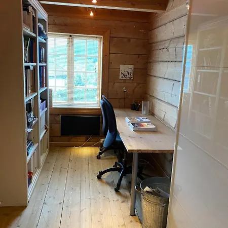 Stort Hus Med Tommervegger Og Fjordutsikt بيت للعطل ستراندا